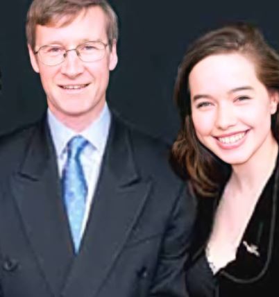 Andrew Popplewell with his daughter Anna Popplewell